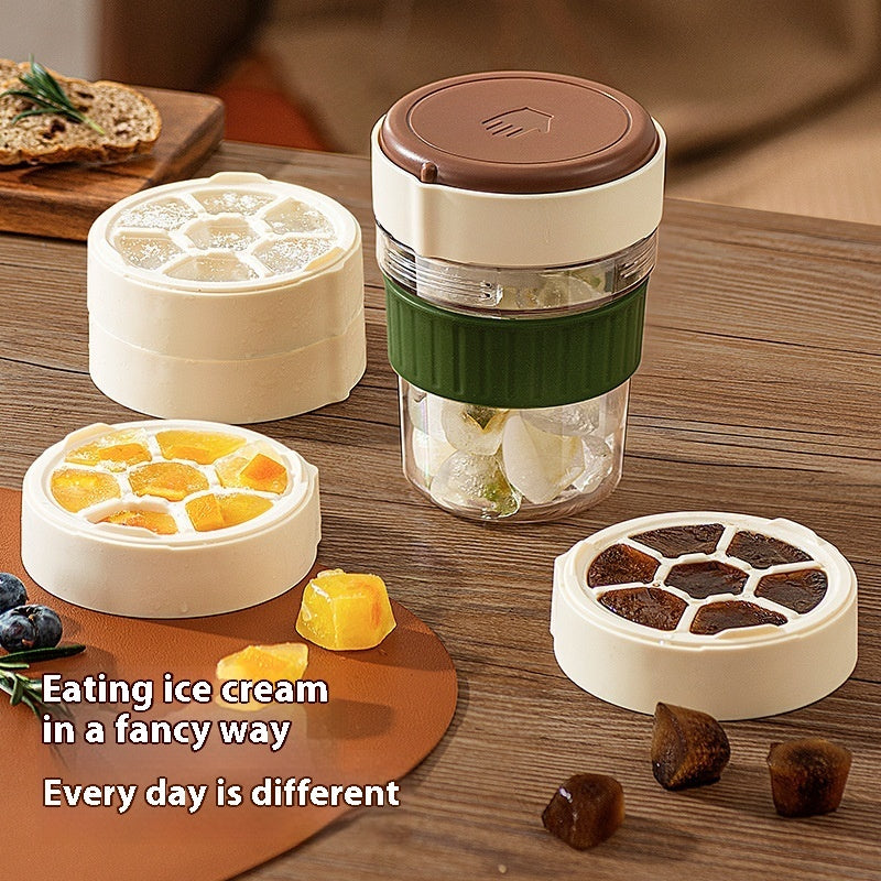 500 mL Iced Coffee Bottle with Ice Cube Tray