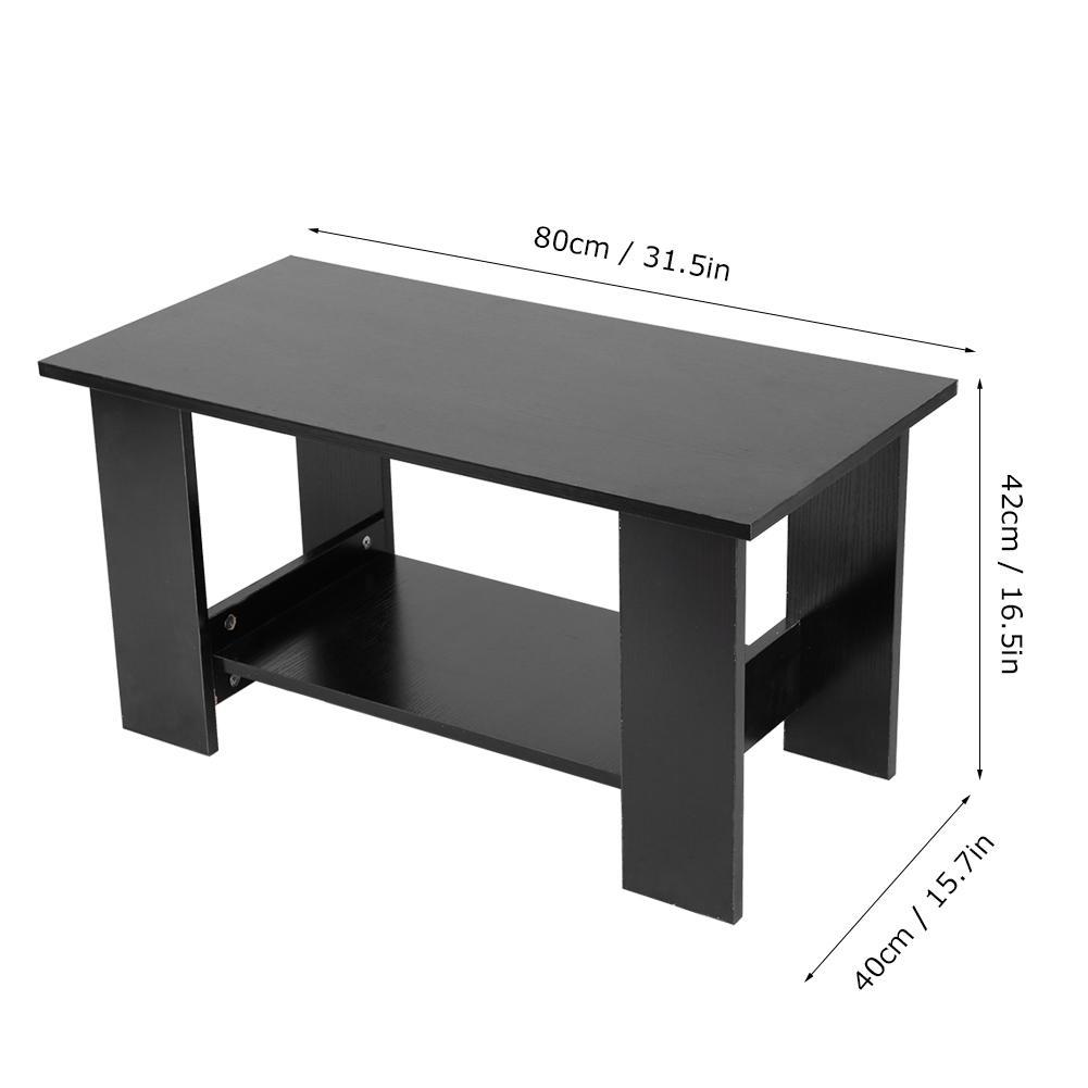 Multi Function Coffee Table Living Room Furniture Modern Design Livingroom Decor Black