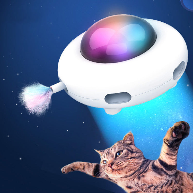 Smart Teaser Cat Toy – Electric UFO