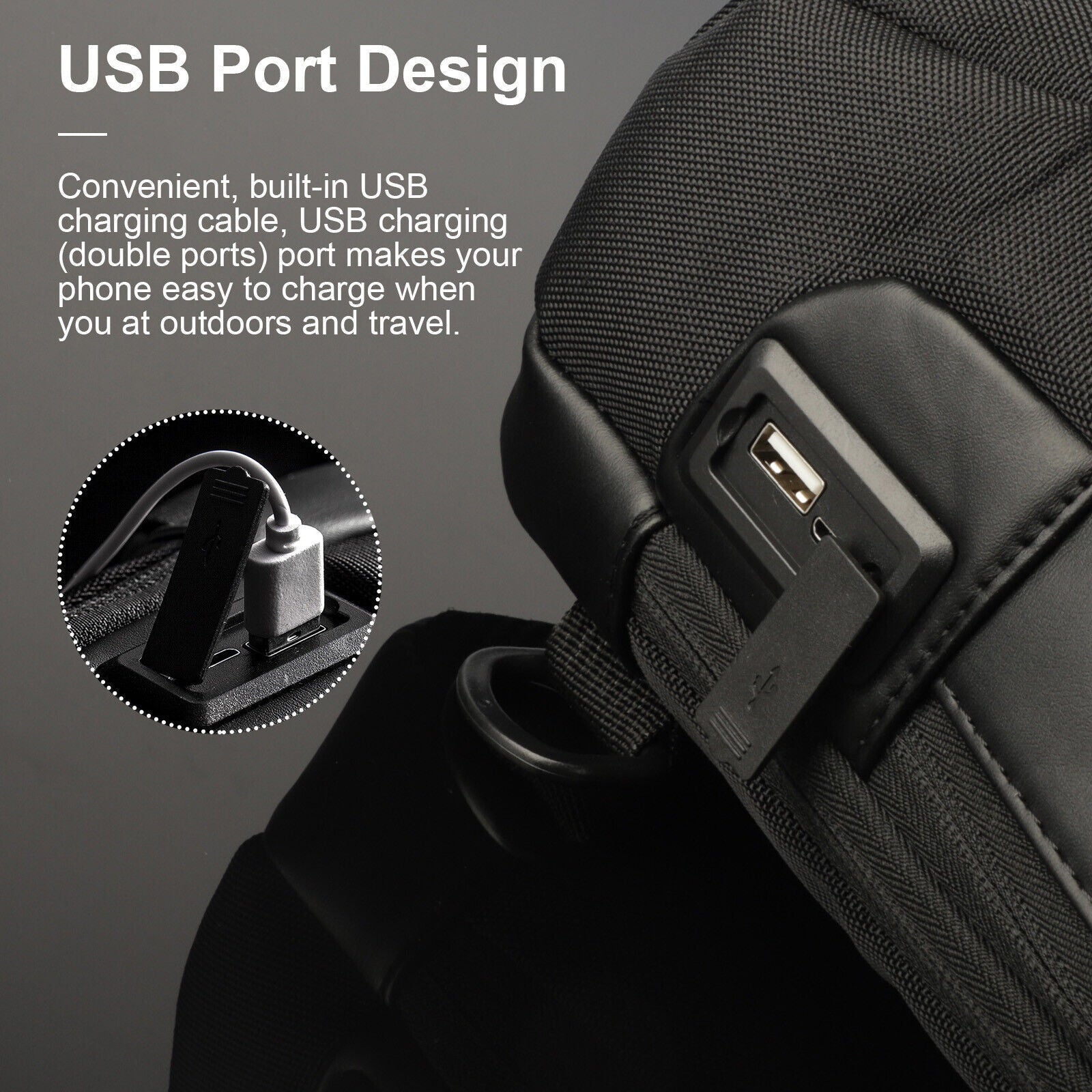Bag Backpack Pack USB
