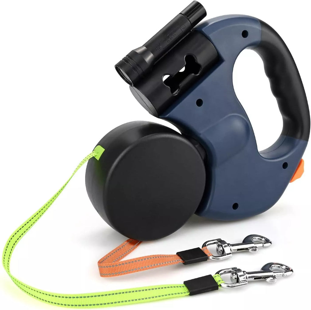 Retractable Dog Leash For Small Dogs Reflective Dual Pet Leash