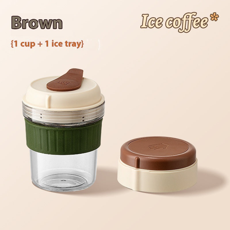 500 mL Iced Coffee Bottle with Ice Cube Tray