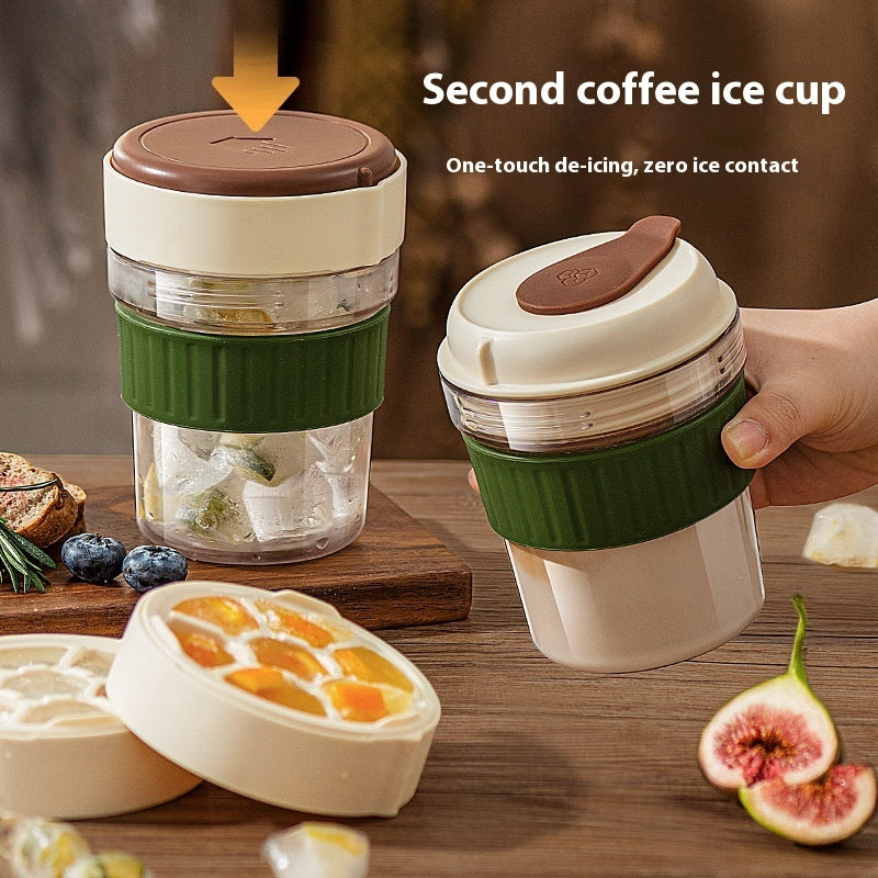500 mL Iced Coffee Bottle with Ice Cube Tray