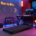 Folding Under Desk Walking Pad Treadmill With Adjustable Incline